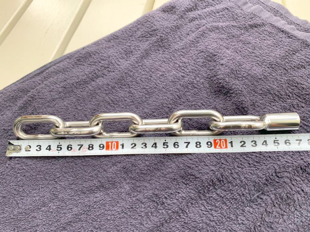 ハンドメイド高級ステンレスチェーンシフトノブ270 軽トラ 