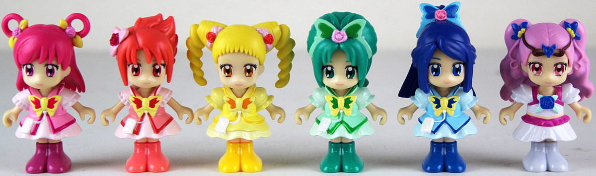 【限定SALE，大得価】 品 フィギュア プリコーデドール Yes プリキュア5GoGo ドリーム/ルージュ/レモネード/ミント/アクア/ミルキィローズ BANDAI(プリキュア)｜売買されたオークション情報、yahooの商品情報をアーカ プリキュア