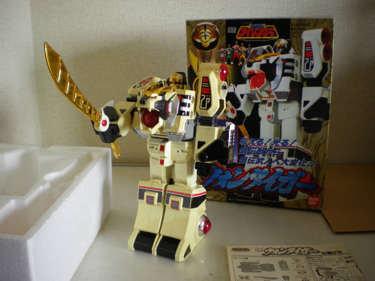 中古開封品 五星戦隊ダイレンジャーDXウォンタイガー 付属品欠品あり 五星