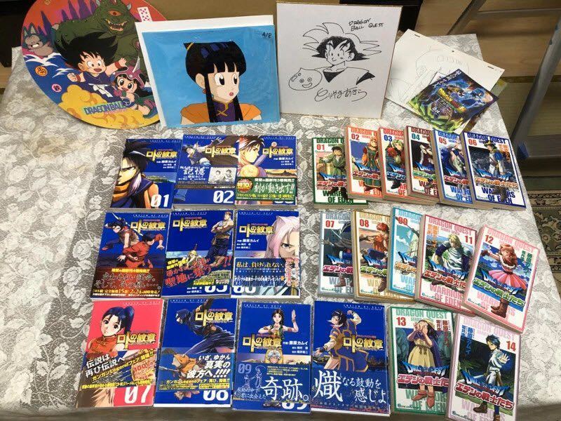 鳥山明先生 直筆サイン色紙 ドラゴンボール クエスト 孫悟空 スライム