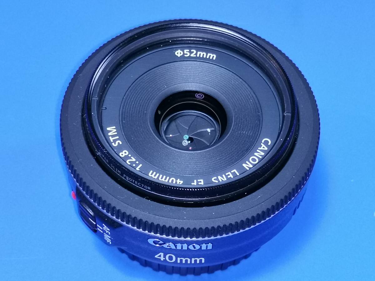 Canon EF40mm F2.8 STM パンケーキレンズ 保護フィルター付き Canon EF
