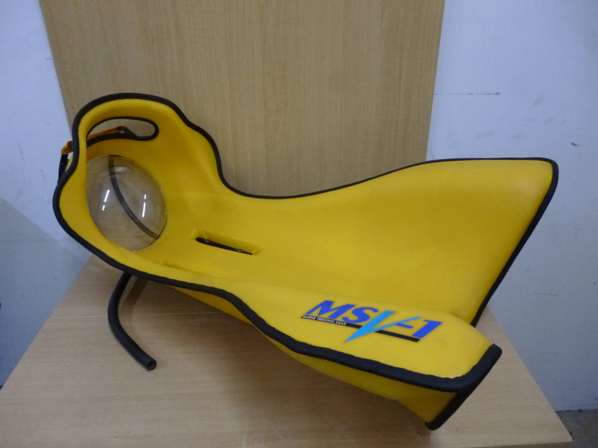 最安値，得価 《中古品》SAN.SHATHAI BOOMERANG/マリントレッキングギア ★MSV-1 マリンウォッチング マリンスポーツ 乗用型水中眼鏡