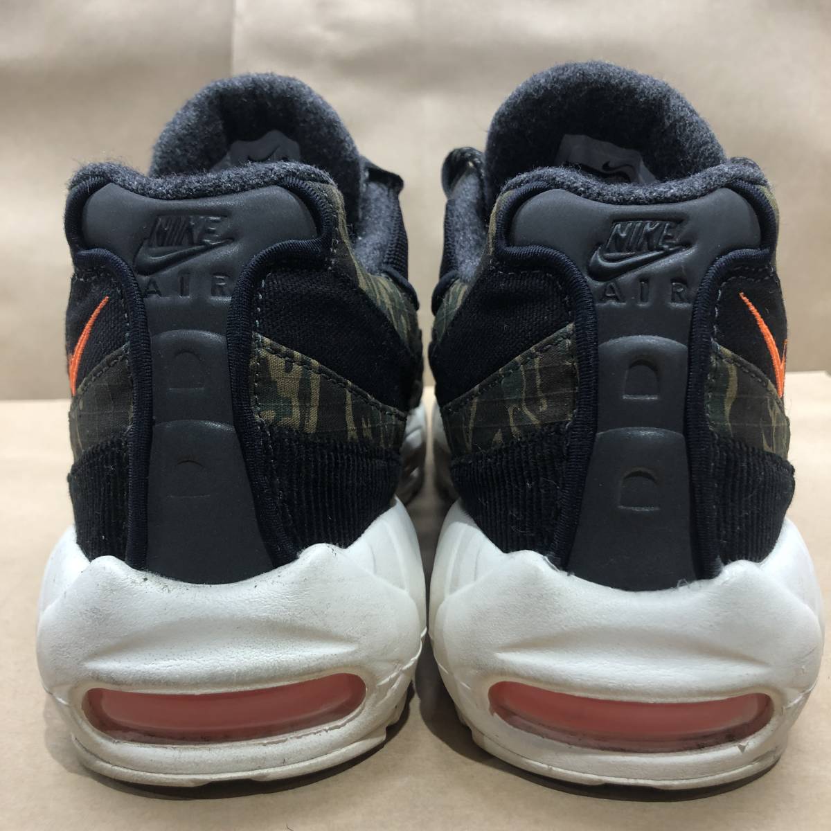 US10 28cm NIKE AIR MAX 95 WIP AV3866-001 ナイキ エア マックス カーハート カモ CARHARTT CAMO 