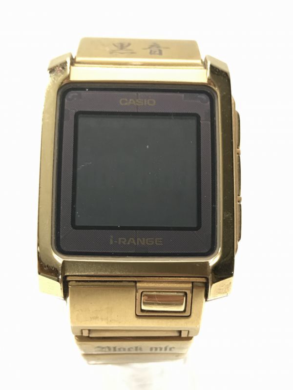 CASIO カシオ i-RANGE アイレンジ IRW-101 電波 タフソーラー 黒音 