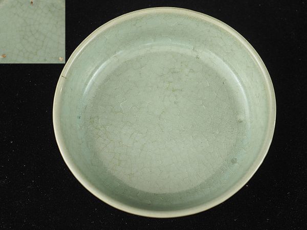 中国 宋時代 汝窯 青磁 皿 唐物 古美術品