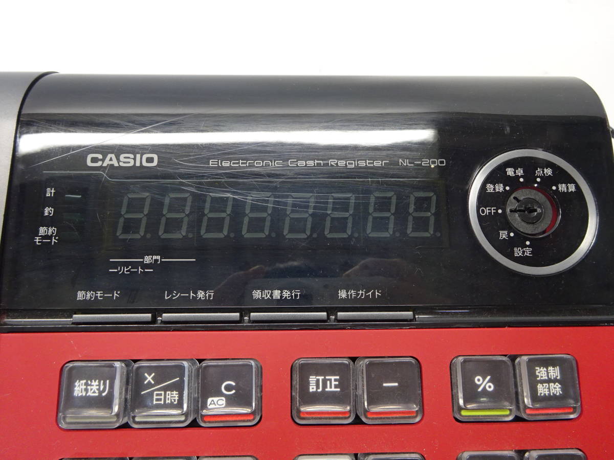 ジャンク品 カシオ 電子レジスター SR-S200-EX SR-S200-EX 【Y08