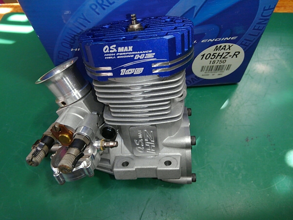 OS 105HZR ヘリ用エンジン 中古 RCヘリコプター用 中古品 OS 105HZ-R