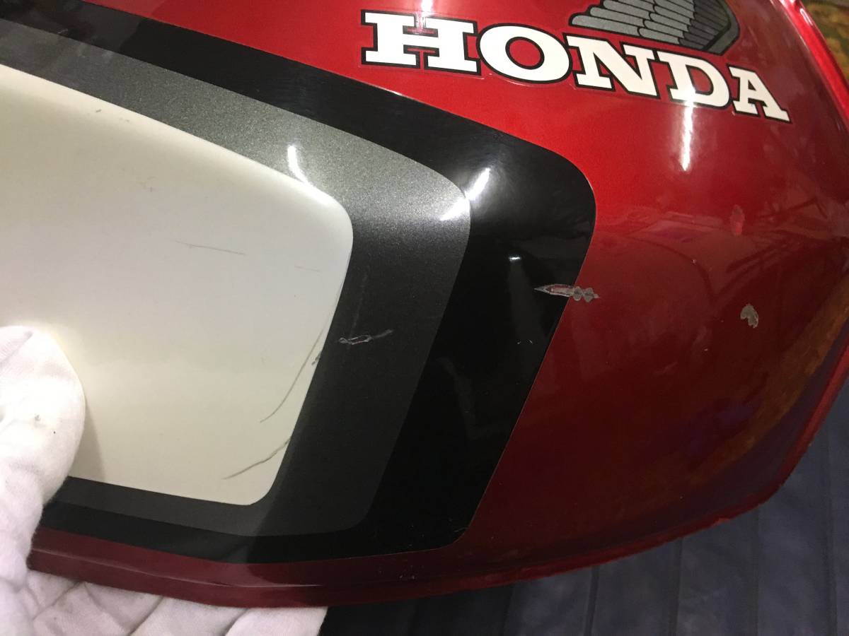 CBX400F 2型 純正フューエルタンク 赤/白 当時物メーカーオリジナル