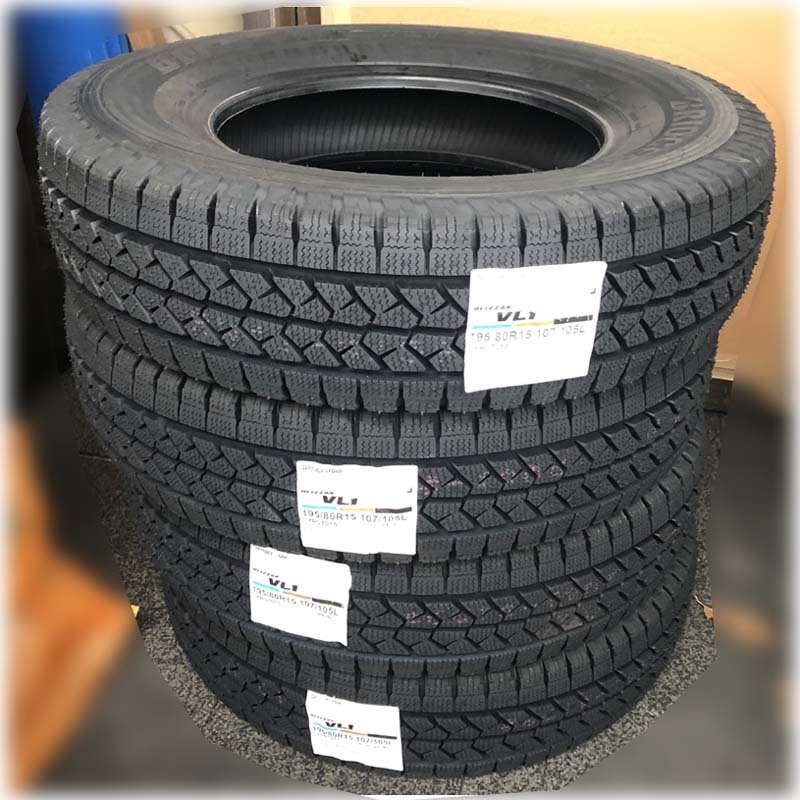 新品 ブリヂストン ブリザック VL1 195/80R15 107/105L LT 2019年製 15