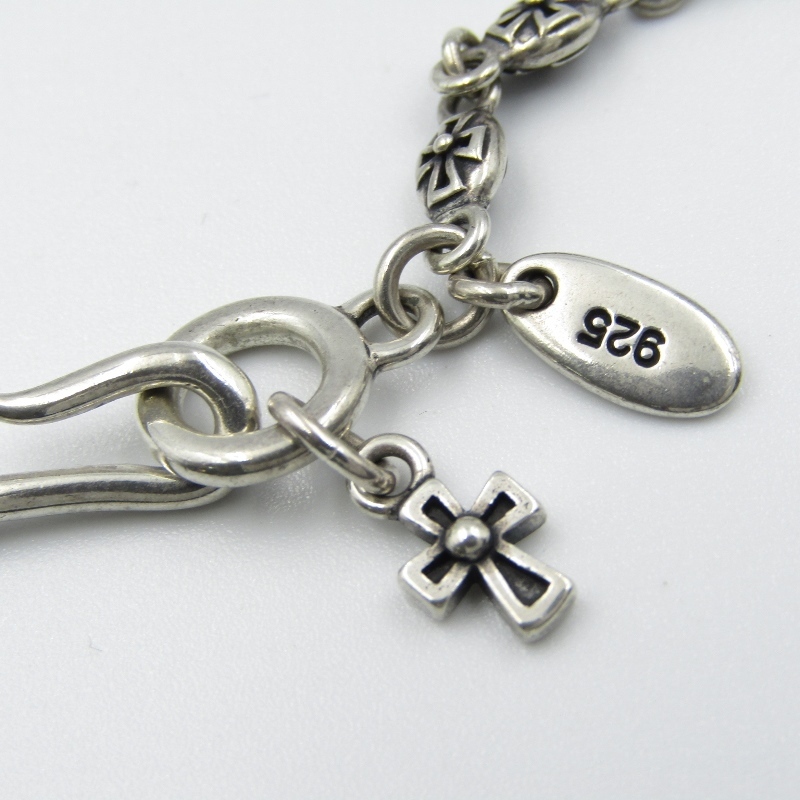 良品 Justin Davis ジャスティンデイビス ネックレス SNJ125 Tiny Cross Chain シルバー925 タイニークロス チェーン 60cm 50009540