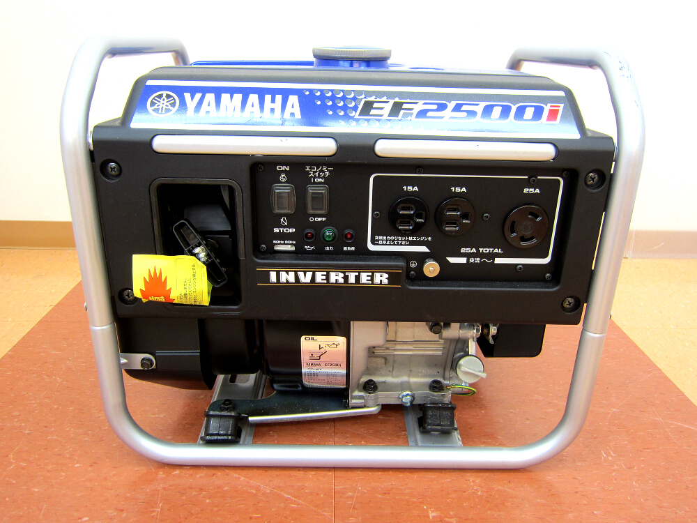 同梱不可 品 Yamaha ヤマハ発動機 Ef2500i インバータ発電機 2 5kva オープン型 外箱付 汚れ有 インバーター発電機 売買されたオークション情報 Yahooの商品情報をアーカイブ公開 オークファン Aucfan Com