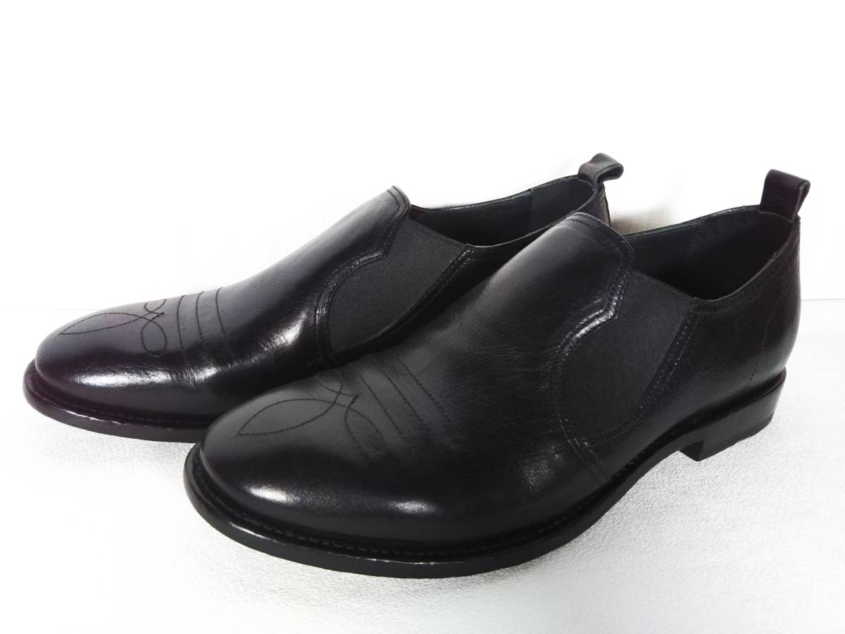 Buttero ブッテロ 343 レザースリッポン メンズ 牛革 ブラック サイズ41 約27 0cm イタリア製 18ss 参考定価64 800円 箱あり 男性用 売買されたオークション情報 Yahooの商品情報をアーカイブ公開 オークファン Aucfan Com