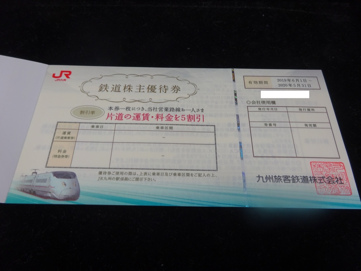 JR九州 株主優待券 - 金 お買取りしますイオンモール北大路1階 9142]JR 