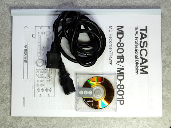 ☆ 完動品 使用時間少 TASCAM MD-801R 業務用MDデッキ 3Uラック対応
