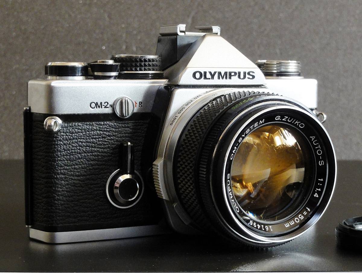 OLYMPUS OM-2n シルバーボディ ZUIKO MC 50mm f1.4 動作チェック済み品！