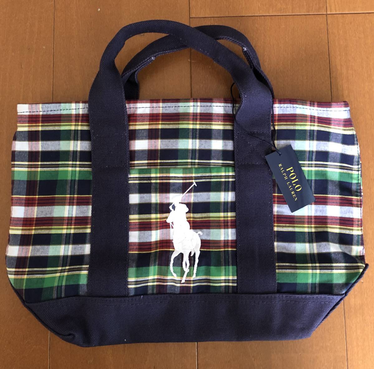 POLO チェック柄 ラルフ RALPH トート バッグ ポロ ラルフローレン 