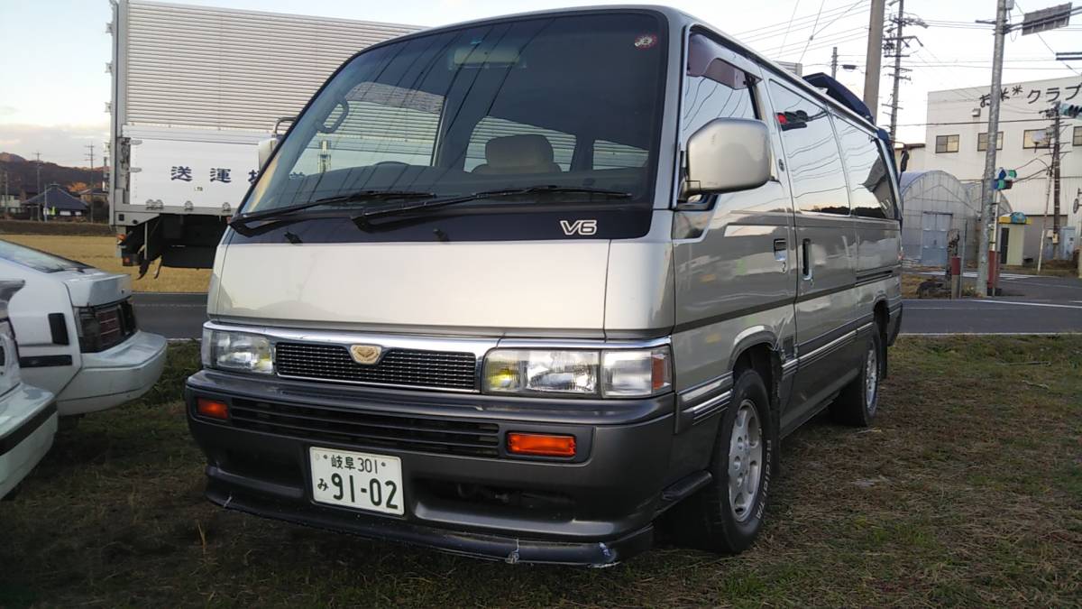 【驚きの破格値，限定SALE】 平成5年 キャラバン ロイヤル 7人乗 ロング 車検令和3年8月迄 Ｖ6ガソリン 最上級グレード 程度良好 サンルーフ 機関整備済み(キャラバンコーチ)｜売買されたオークション情報、yahooの商品情 キャラバンコーチ