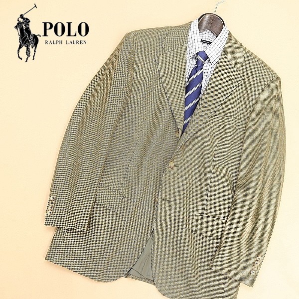 ◇POLO RALPH LAUREN/ポロ ラルフローレン カシミヤ混 チェック×千鳥柄