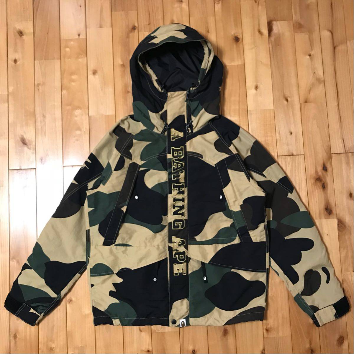 スノボジャケット Giant BAPE camo A hoodie BATHING ape bathing a L 