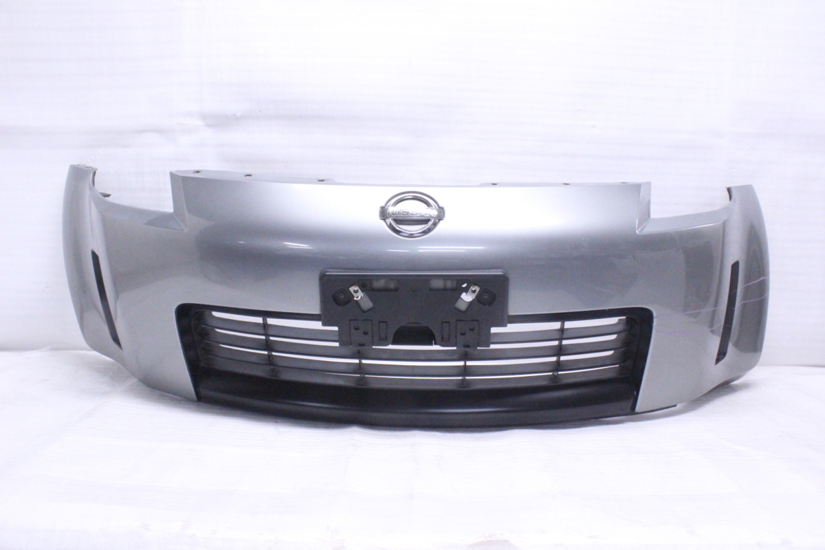 ・Z3・2800cc・フロントバンパー・アークティックシルバー・中古 Z33 フェアレディZ REALSPEED フロントバンパーVersion.1 ⁄ 品