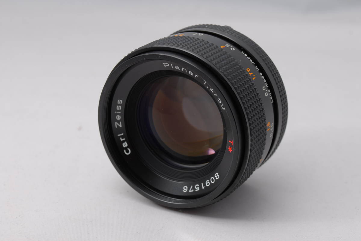 美品 コンタックス Carl Zeiss Planar 50mm F1.4 T* MMJ 単焦点 CONTAX