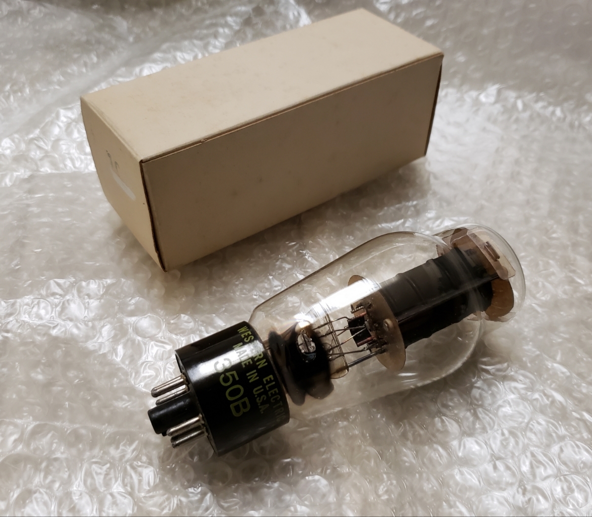 ★希少★　ウエスタンエレクトリック Western Electric WE 350B 真空管 元箱 アンプ用_1