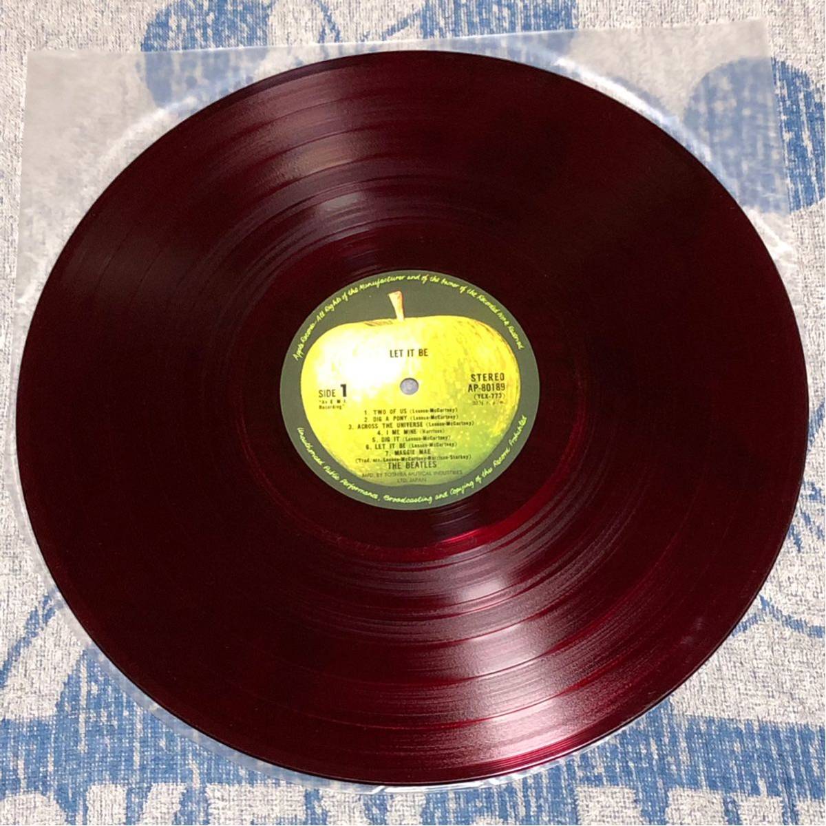 IT Beatles - LET ⁄ Be Let The It 初回 BE ビートルズ 赤盤 Yahoo