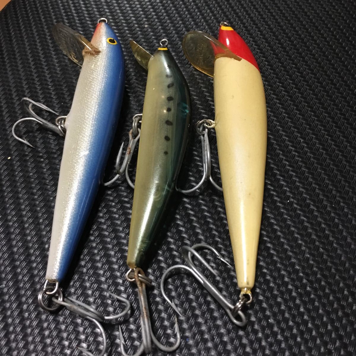 オールド中古ソルトミノー　リョービ 　スズキング　ラパラ　カウントダウン　フィンランド製　K-TEN　ブルーオーシャン3個セットまとめて_9