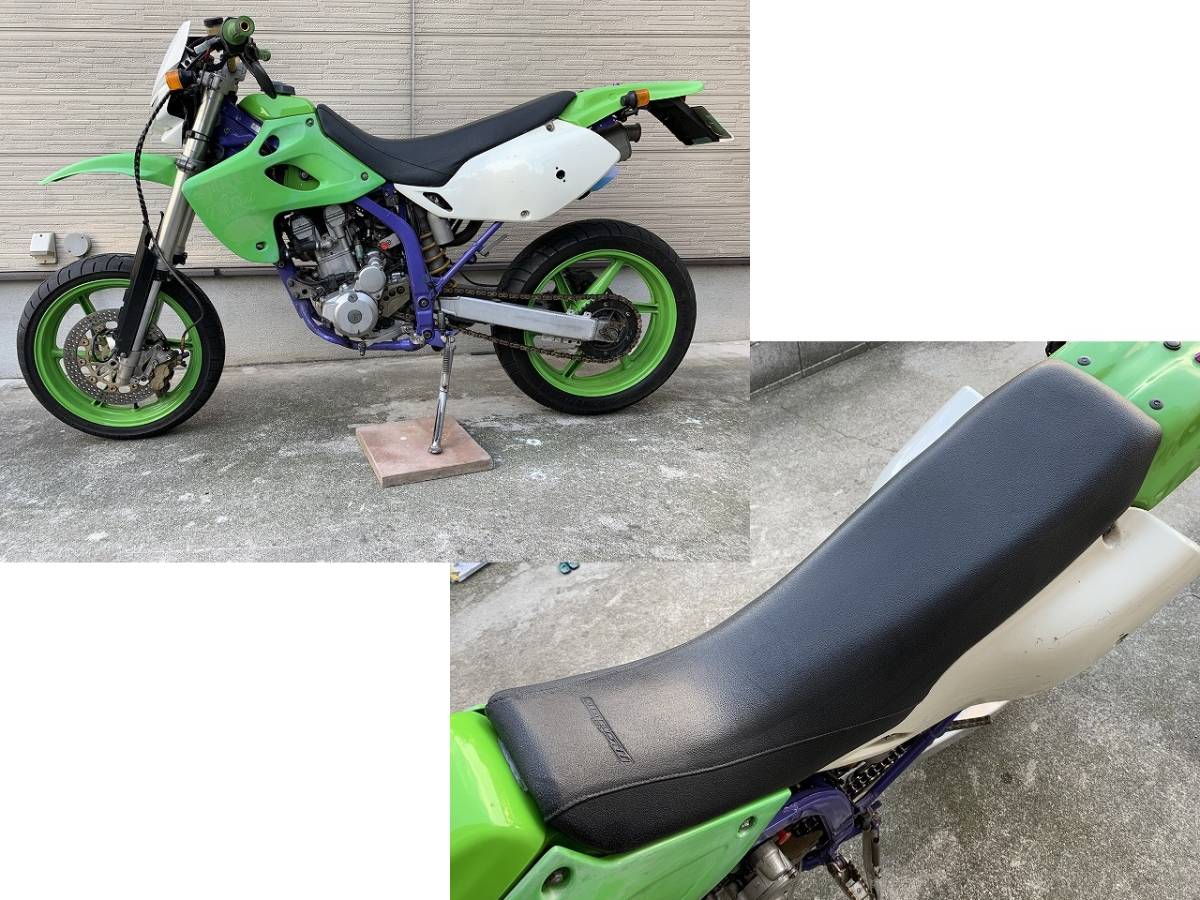 カワサキ KLX250改 ボアアップ/FCR/キャストホイール 自賠責付き