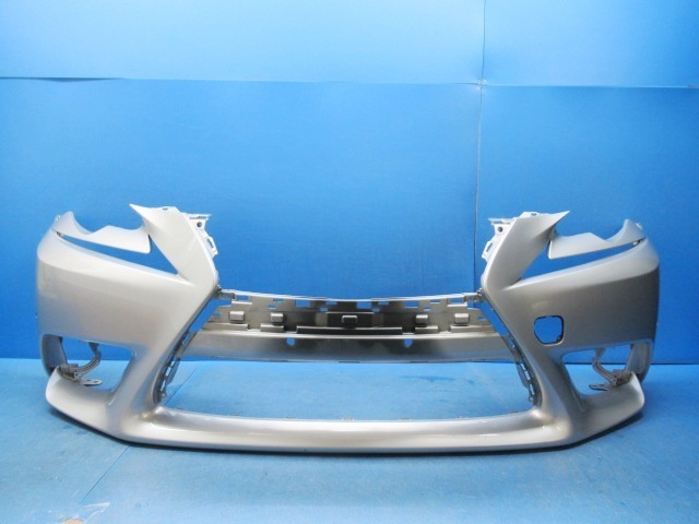 レクサス IS GSE30 純正 フロントバンパー プラチナムシルバーM 1J4 52119-53A10 (m039838)
