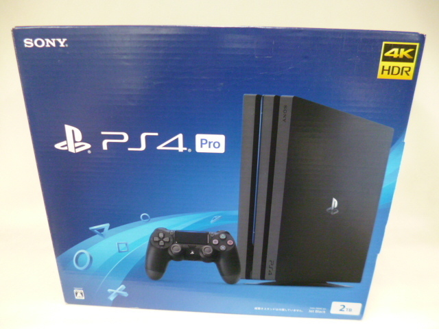 新品 ソニー PS4 Pro ジェットブラック 2TB CUH-7200C B01 即決送料無料