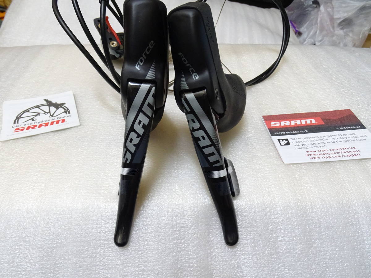高品質，最新作 SRAM FORCE 22 HRD DISC スラム 油圧 ディスクブレーキ 2x11速用(兼用タイプ)｜売買されたオークション情報、yahooの商品情報をアーカイブ公開 - オークファン 兼用タイプ