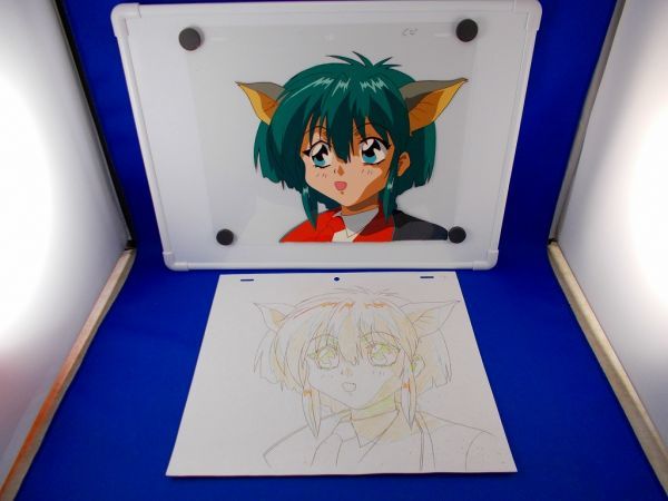 セル画 原画付 はいぱーぽりす 笹原夏姫 1997年 MEE 宮村優子 角川書店