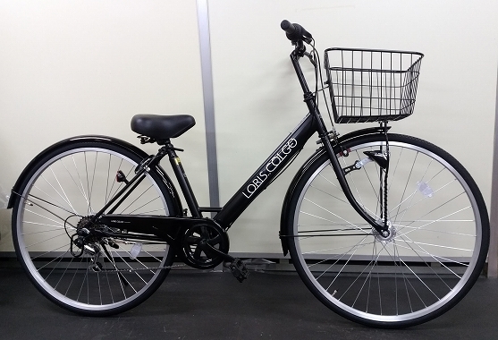 爆買い，送料無料 アウトレット 自転車 黒 27インチ シマノ製外装6段変速 LEDオートライト LORIS COLGO(27インチ～)｜売買されたオークション情報、yahooの商品情報をアーカイブ公開 - オークファン 27インチ～