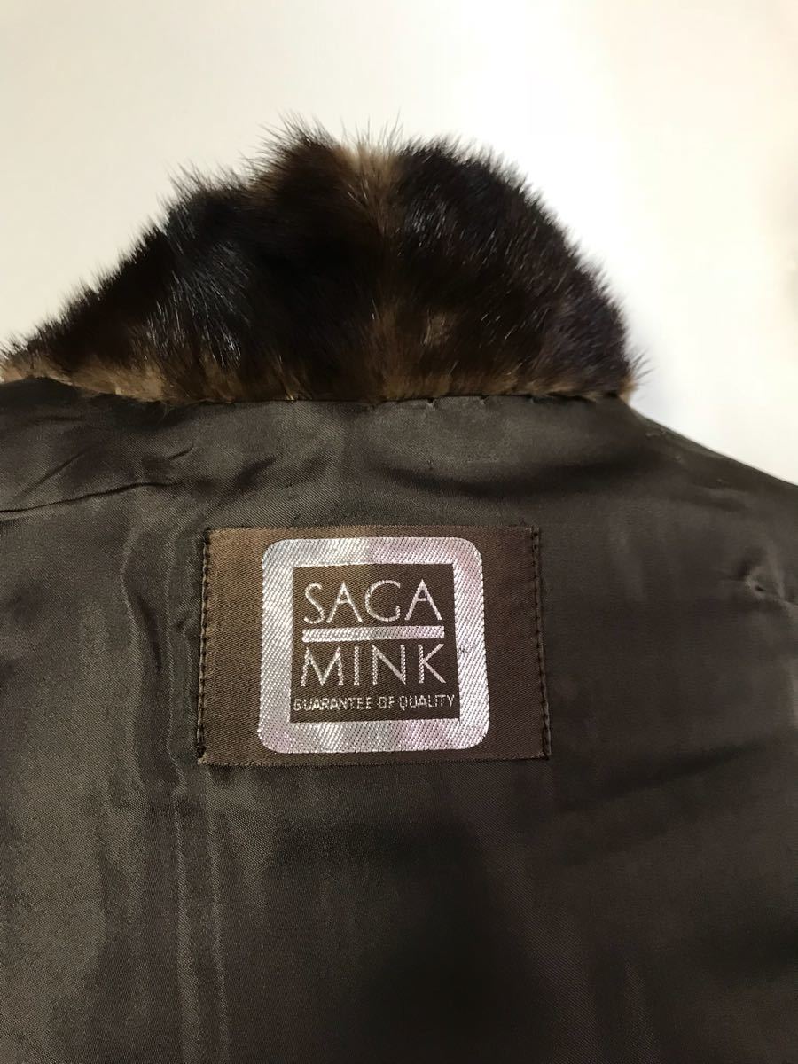 SAGA MINK ファーベスト ミンク 毛皮 ファー ベスト 高級 縁満 by 材料