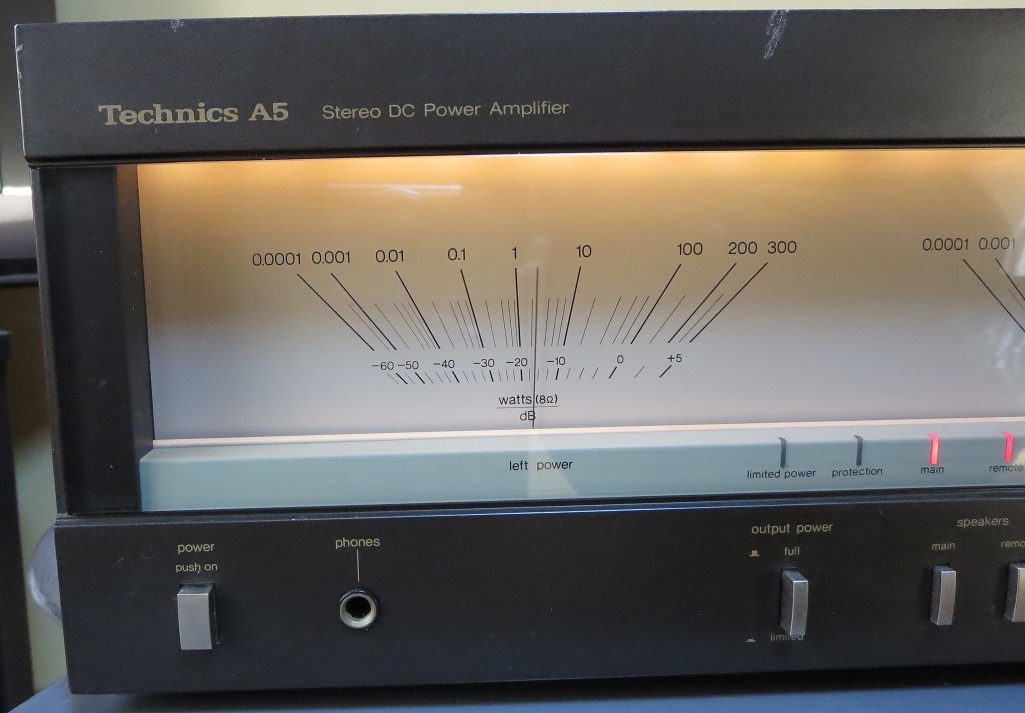 オーディオ機器 即決 テクニクス Technics SE-A5 パワーアンプ