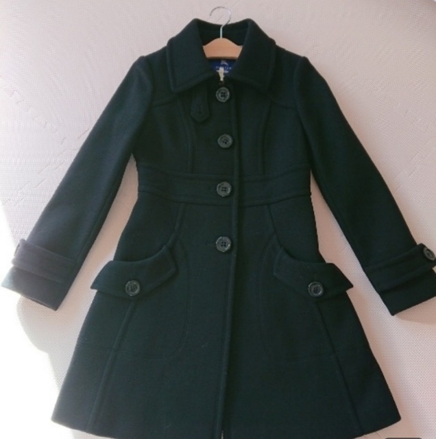 BLUE LABEL ウールコート □バーバリーブルーレーベル□ステンカラー