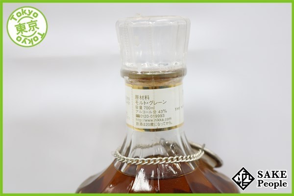 鶴 ニッカ 700ml レトロ：スリムボトル鶴 （箱 東京都在住限定終売品 ◇注目! ニッカ 鶴 クリアボトル 700ml 43% ジャパニーズ