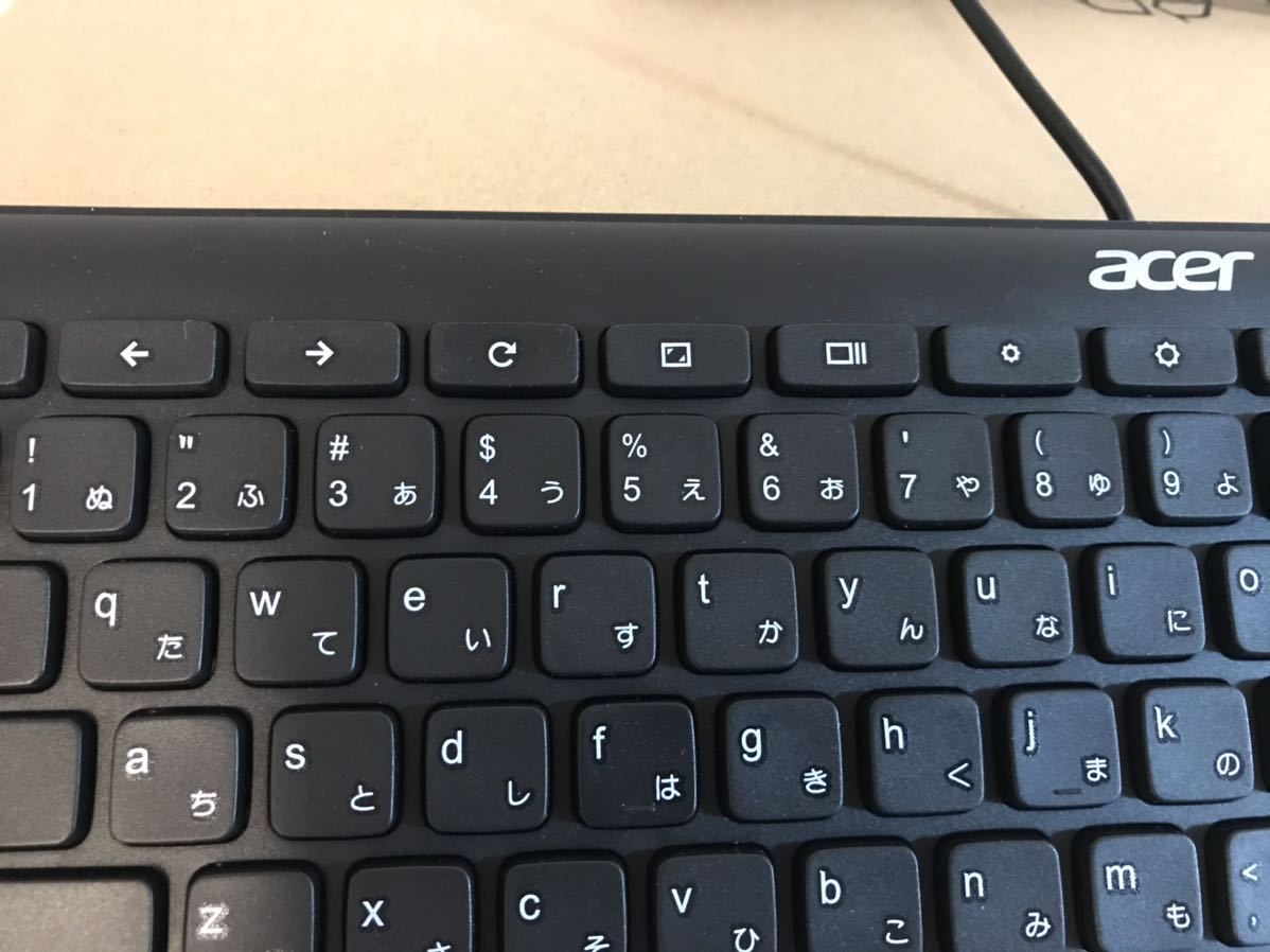 美品 Acer Chromebook 本体 Spin511日本語キーボード