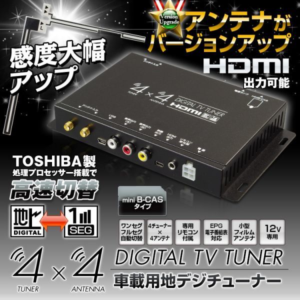 地デジチューナー フルセグチューナー 4x4 車載 Hdmi 地デジ フルセグ ワンセグ 自動切替 カ Ft44f 0 海宝 売買されたオークション情報 Yahooの商品情報をアーカイブ公開 オークファン Aucfan Com