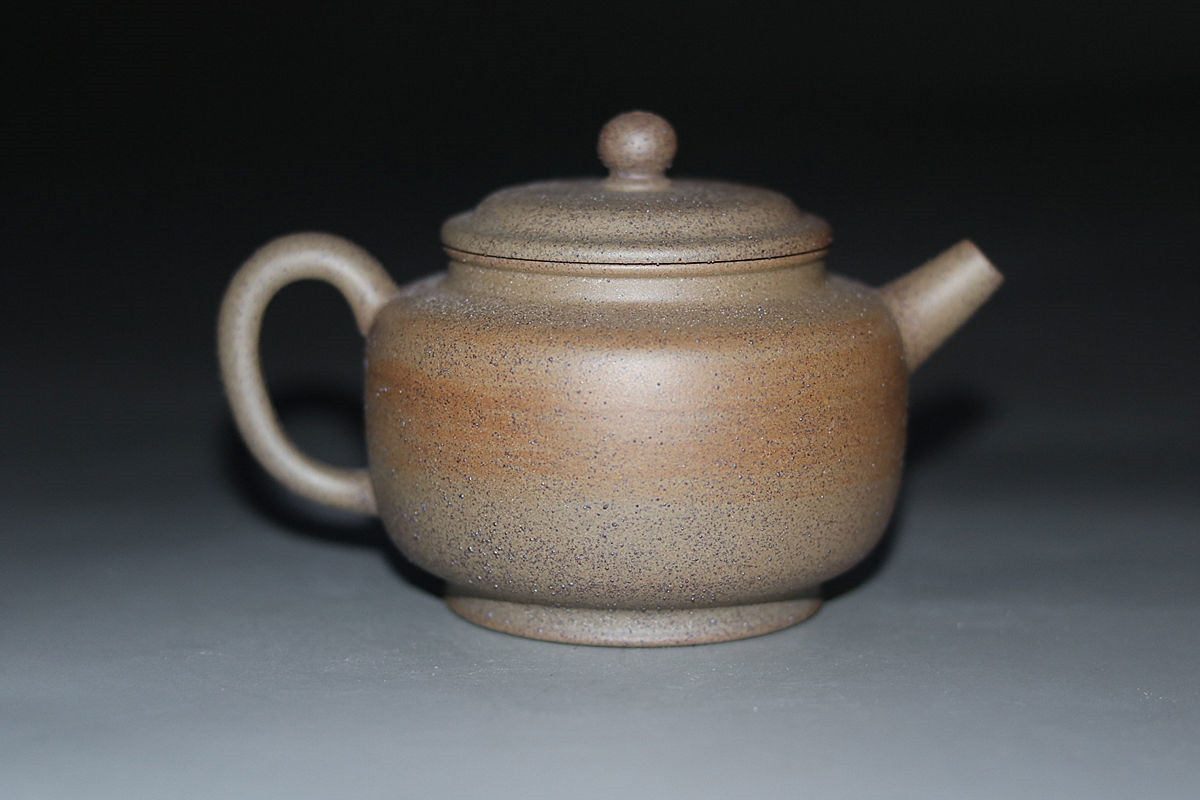 極上品☆中国 宜興 紫砂壺 段泥 急須 煎茶道具 在銘 多穴 時代物 古玩