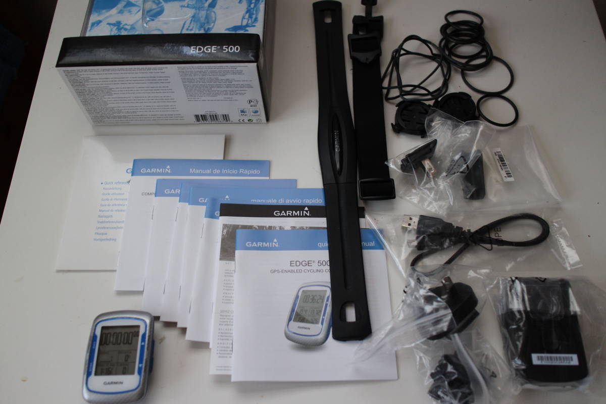 GARMIN EDGE 500 ハートレートセンサ付属_1