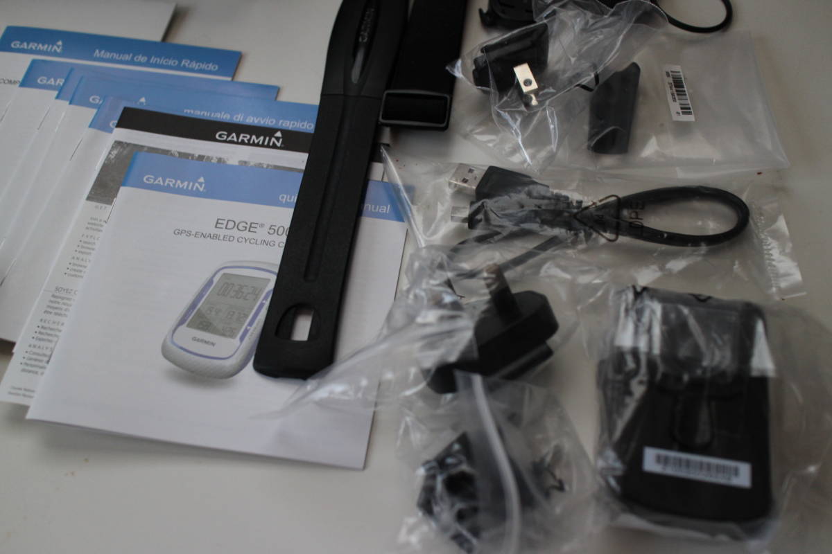 GARMIN EDGE 500 ハートレートセンサ付属_5