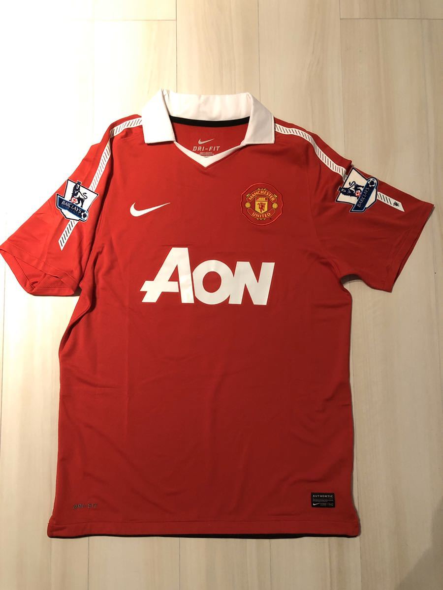 お買い得，最新作 マンチェスター ユナイテッド Manchester United 公式 10/11 ホーム ユニフォーム 現地購入 10番 シェリンガム 未着用 Mサイズ(プレミアリーグ)｜売買されたオークション情報、yahooの商品情報をアー ユニフォーム