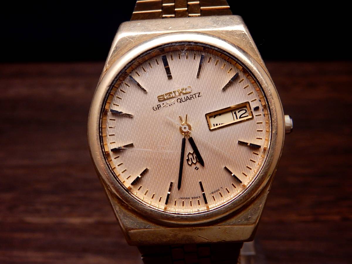 セイコー SEIKO GRAND QUARTZ 稼働品 グランド 4843-8100 グランド 