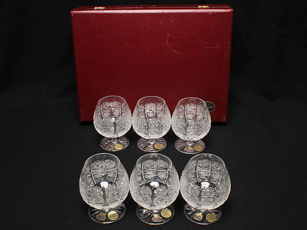 ボヘミア ブランデーグラス 6客セット 500PK Bohemia 箱付き