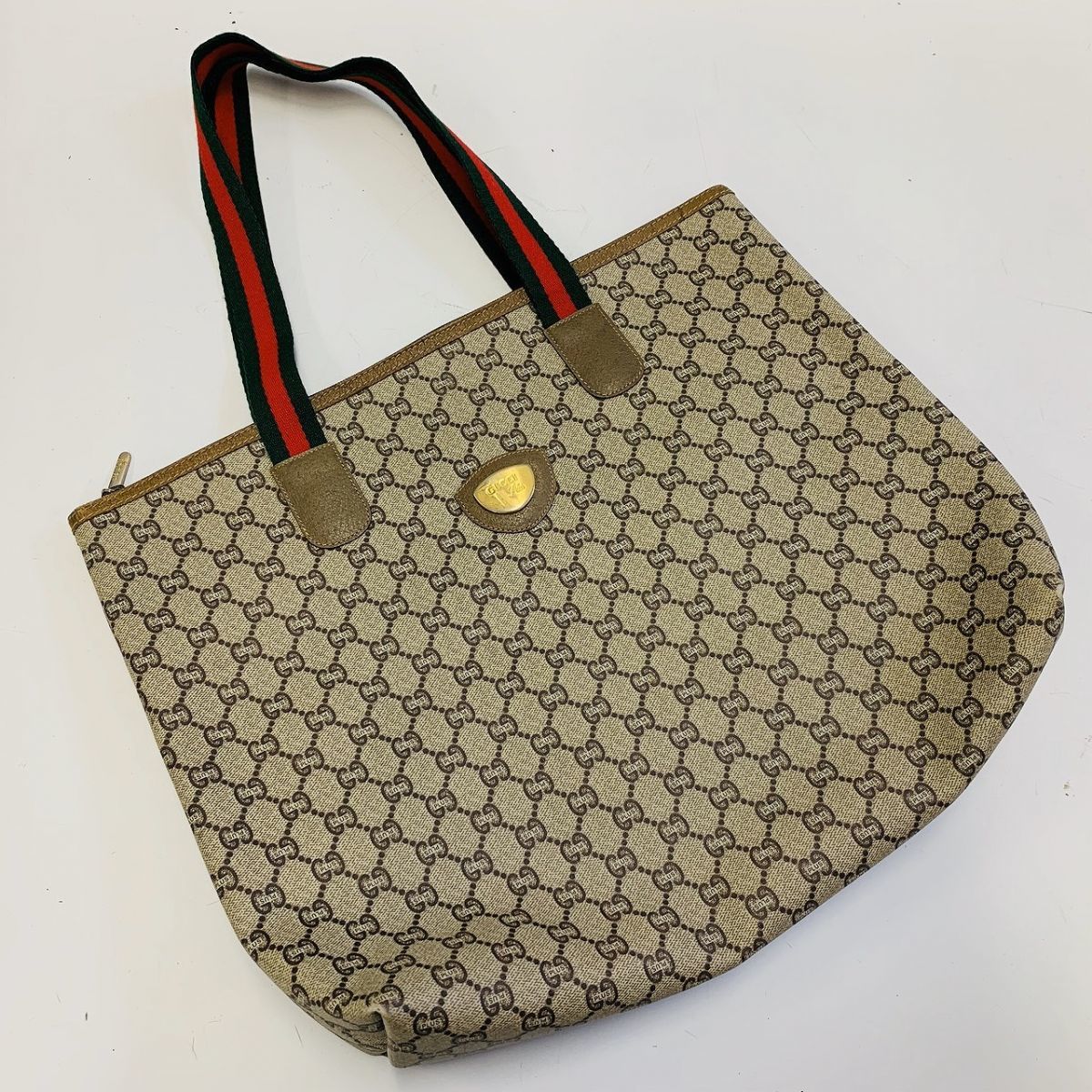 GUCCI オールドグッチ クラッチバッグ OLD PLUS GG PATTERNED MINI 