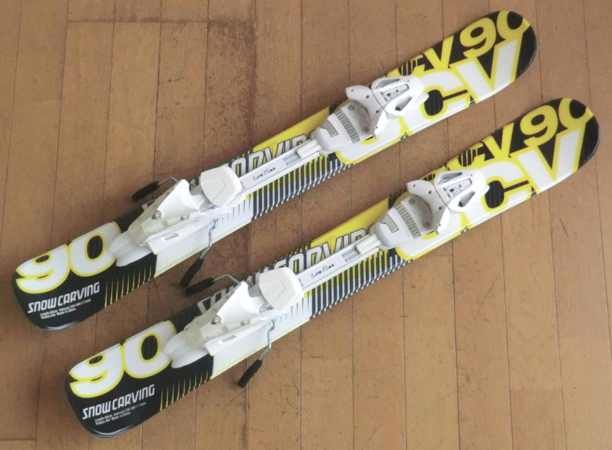 格安，お得 SNOWCARVING SCV 90 ショートスキー 90cm WIDE＆TWIN-TIP 調整ビン付 WAX済(スキーボード)｜売買されたオークション情報、yahooの商品情報をアーカイブ公開 - オークファン スキーボード