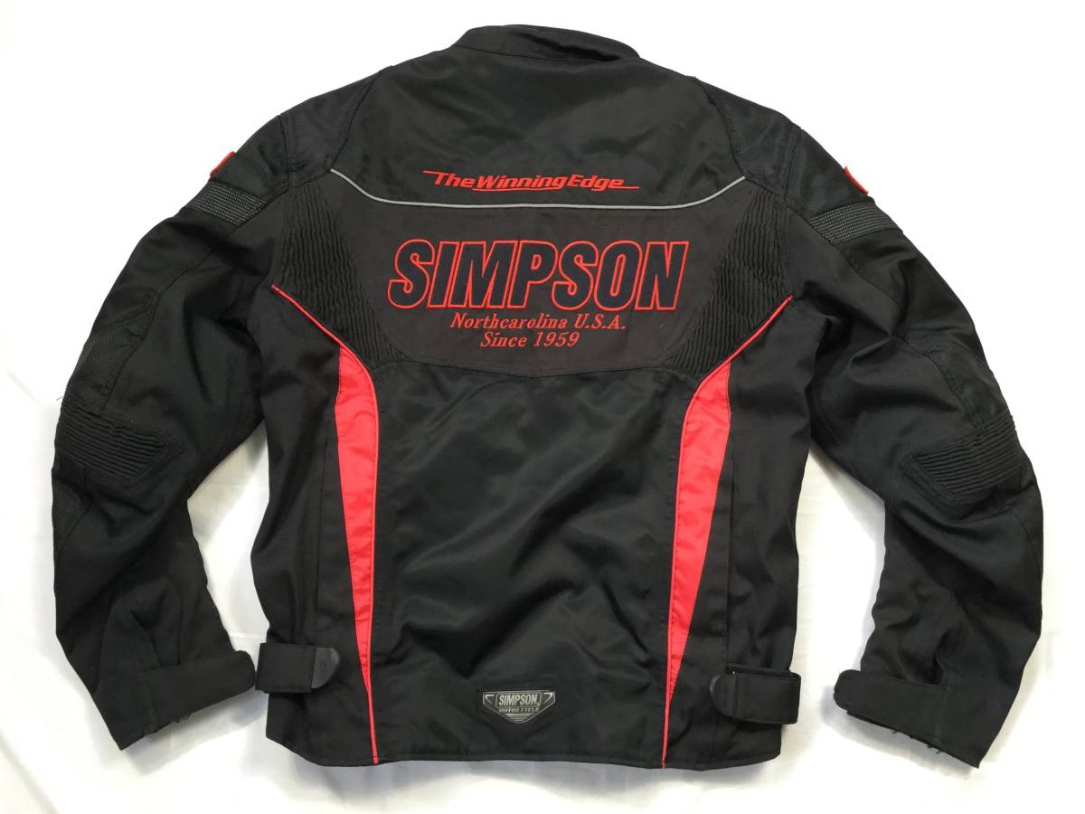 SIMPSON ナイロン シンプソン ジャケット ジャケットLL 黒 オマケ付き