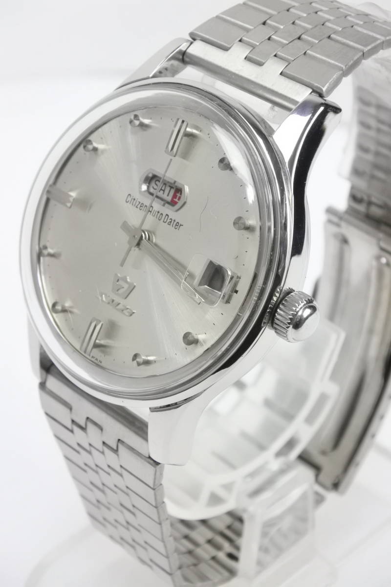 60年代名機 シチズン 7 SM23 自動巻紳士腕時計 純正ベルト 極珍美品